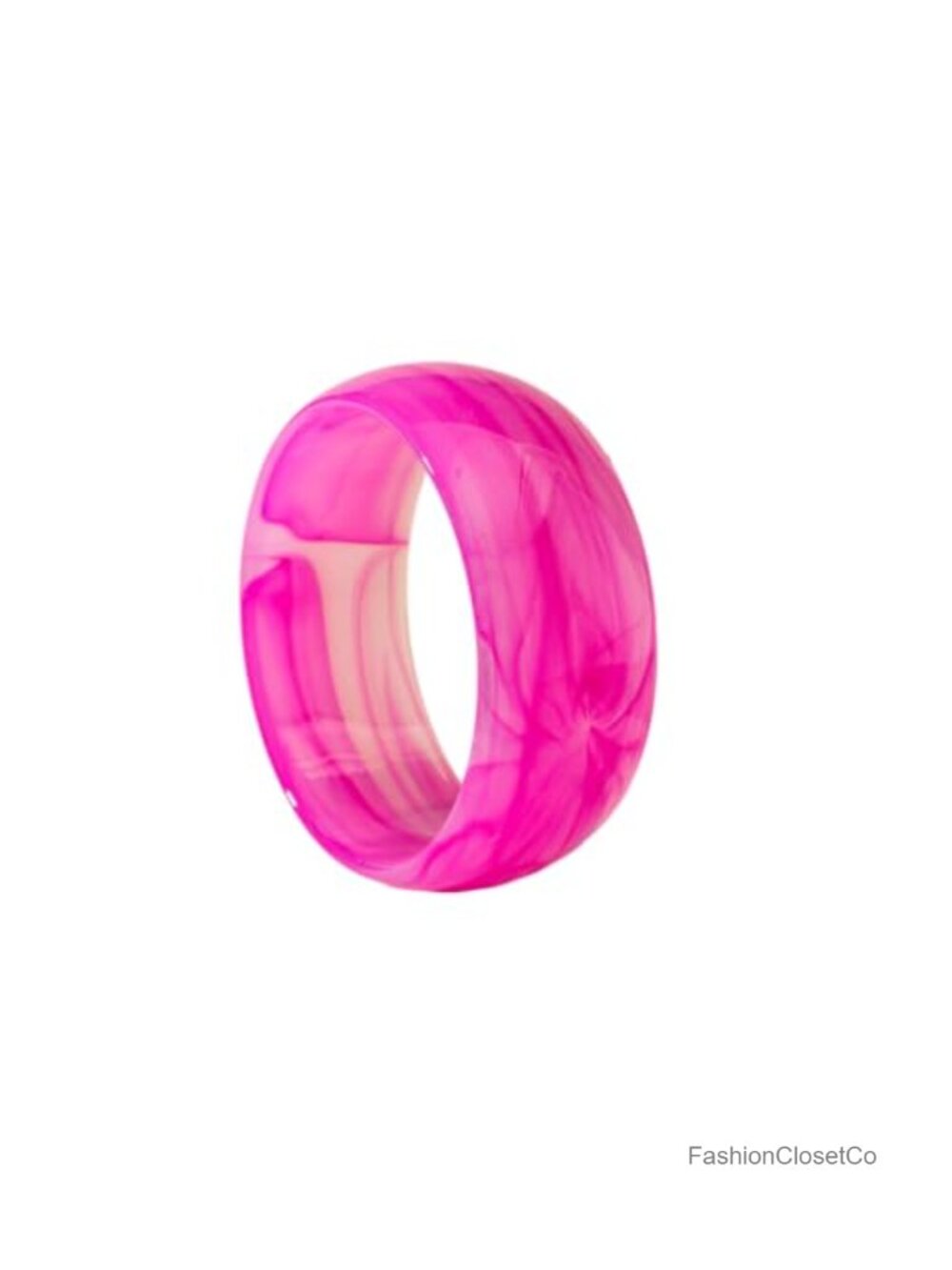 Wide Chunky Resin Bangle Bracelet Women Summer Stackable Jewelry Gift